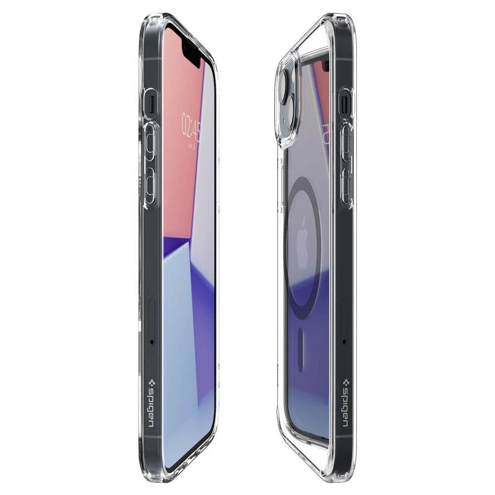 Spigen Ultra Hybrid Mag Case with MagSafe for iPhone 14 Plus - Clear Gray_13