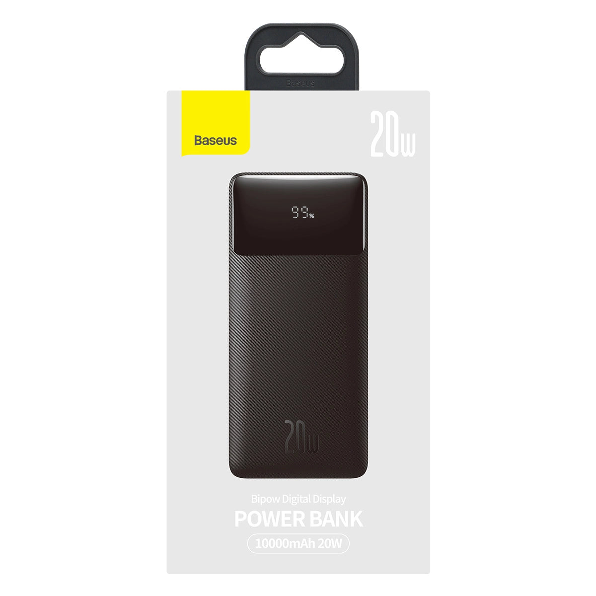 Baseus Bipow Fast Charging Power Bank 10000mAh 20W Black (Overseas Edition) + USB-A - Micro USB 0.25m Black Cable (PPBD050301)_4