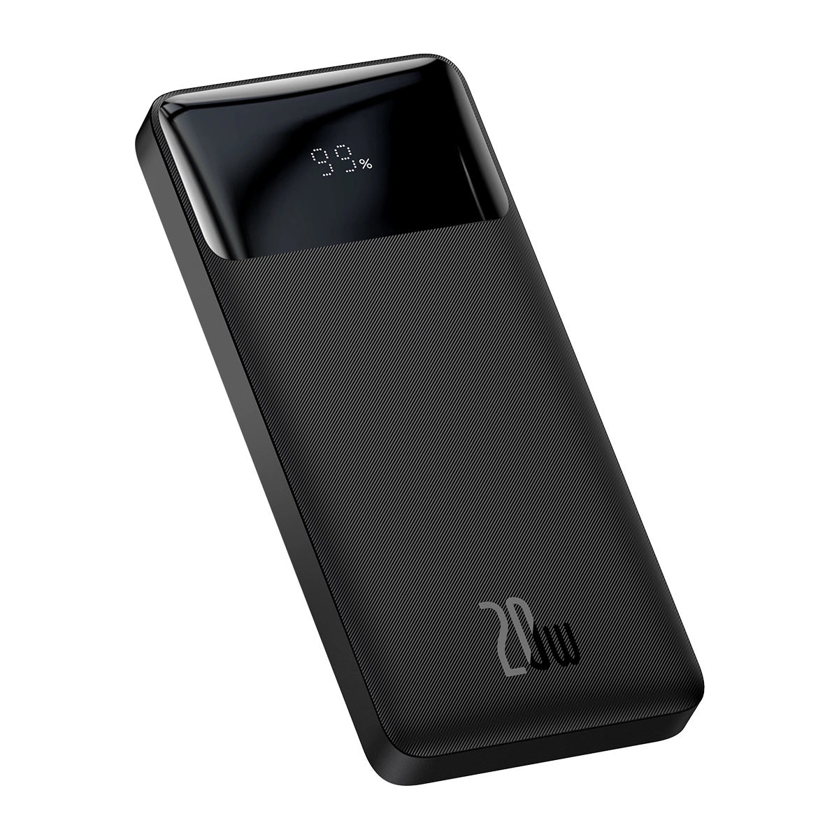 Baseus Bipow Fast Charging Power Bank 10000mAh 20W Black (Overseas Edition) + USB-A - Micro USB 0.25m Black Cable (PPBD050301)_1