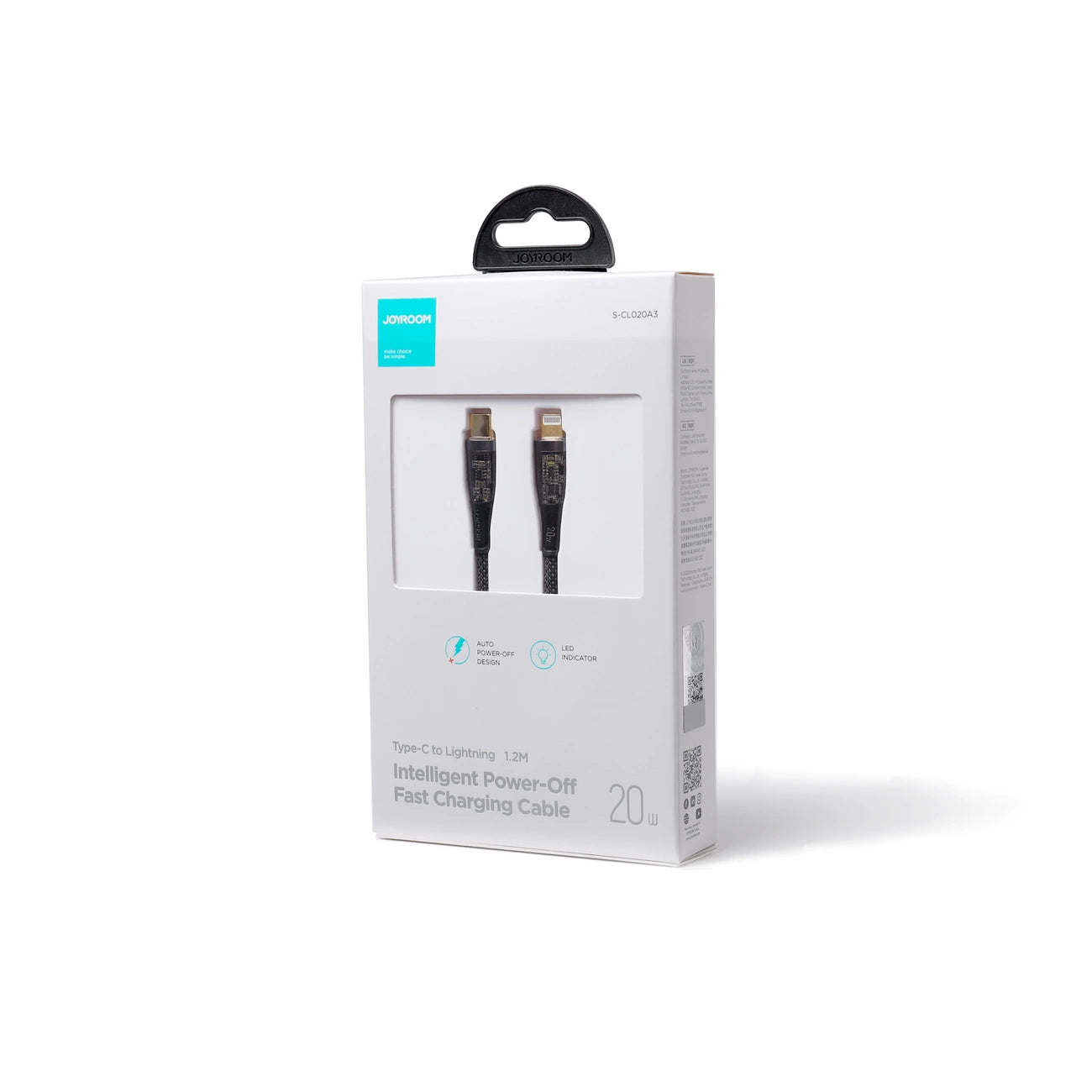 Joyroom S-C Lightning 20W 1.2m USB to USB-C Lightning cable S-CL020A3 (black)_4
