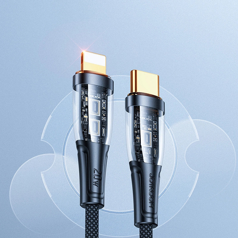Joyroom S-C Lightning 20W 1.2m USB to USB-C Lightning cable S-CL020A3 (black)_3
