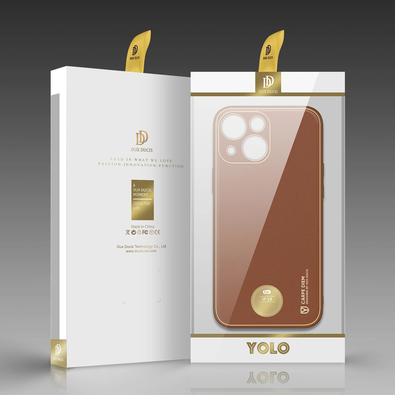 Dux Ducis Yolo Apple iPhone 14 Brown_4