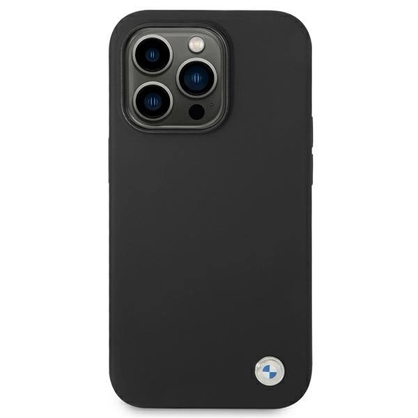 Etui BMW BMHCP14LSILBK iPhone 14 Pro 6,1" czarny/black Silicone Metal Logo_2