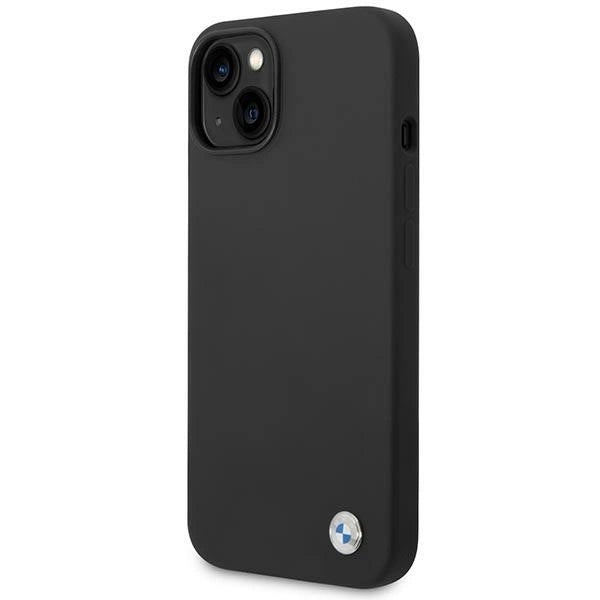 Case BMW BMHCP14MSILBK iPhone 14 Plus 6.7" black/black Silicone Metal Logo_1