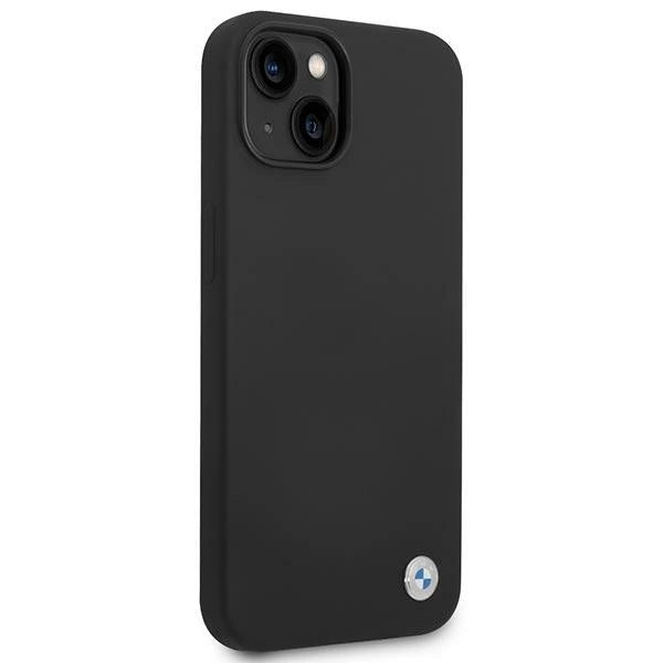 Case BMW BMHCP14MSILBK iPhone 14 Plus 6.7" black/black Silicone Metal Logo_3