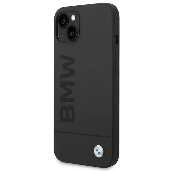 Case BMW BMHMP14MSLBLBK iPhone 14 Plus 6.7 "black / black hardcase Silicone Signature Logo Magsafe_2