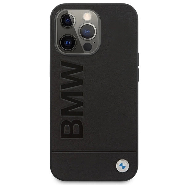 Etui BMW BMHMP14XSLLBK iPhone 14 Pro Max 6,7" czarny/black hardcase Signature Logo Imprint Magsafe_2