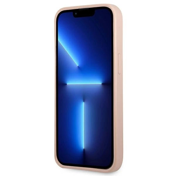 Guess GUHCP13LPSATPP iPhone 13 Pro / 13 6.1 "pink / pink hardcase SaffianoTriangle Logo Cardslot_4