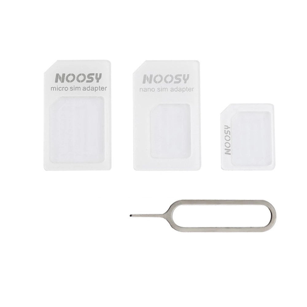 Noosy Adapter Nano Micro Sim 3in1 iPhone Set + key_1