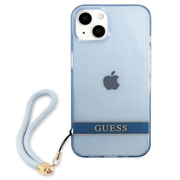 Guess GUHCP13SHTSGSB iPhone 13 mini 5,4 "blue / blue hardcase Translucent Stap_2