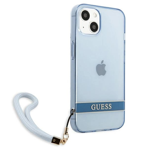 Guess GUHCP13SHTSGSB iPhone 13 mini 5,4 "blue / blue hardcase Translucent Stap_3