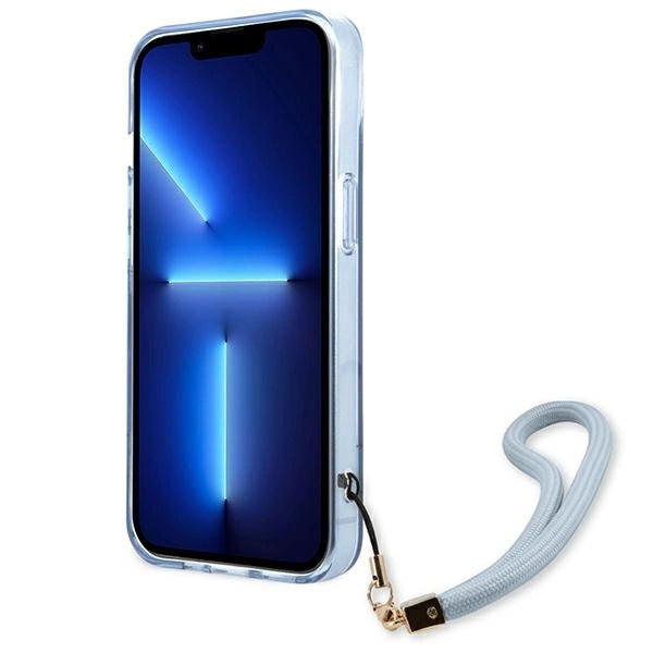 Guess GUHCP13SHTSGSB iPhone 13 mini 5,4 "blue / blue hardcase Translucent Stap_4