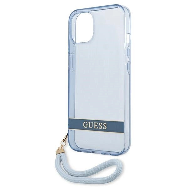 Guess GUHCP13SHTSGSB iPhone 13 mini 5,4 "blue / blue hardcase Translucent Stap_5