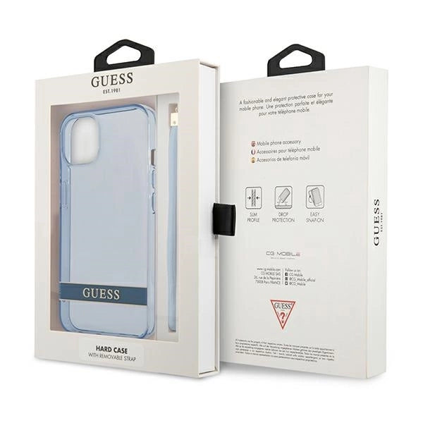 Guess GUHCP13SHTSGSB iPhone 13 mini 5,4 "blue / blue hardcase Translucent Stap_7