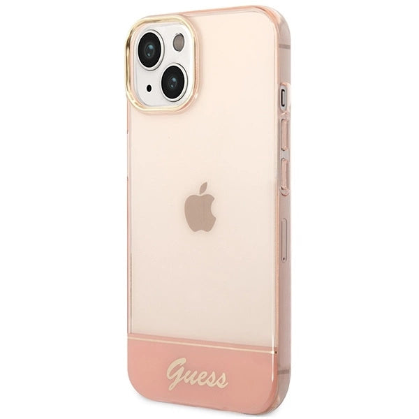 Guess GUHCP14MHGCOP iPhone 14 Plus 6.7 "pink / pink hardcase Translucent_1