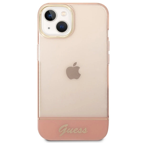 Guess GUHCP14MHGCOP iPhone 14 Plus 6.7 "pink / pink hardcase Translucent_2