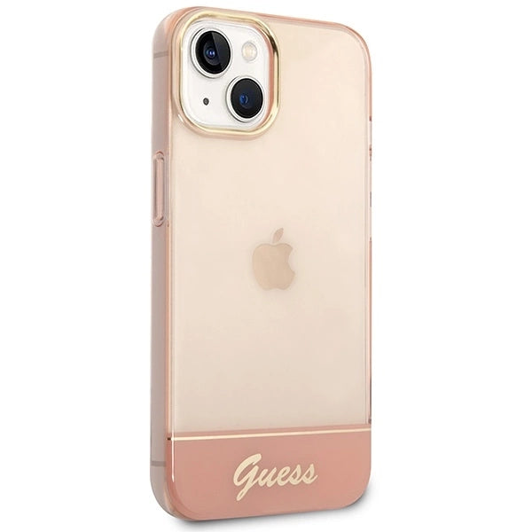 Guess GUHCP14MHGCOP iPhone 14 Plus 6.7 "pink / pink hardcase Translucent_3