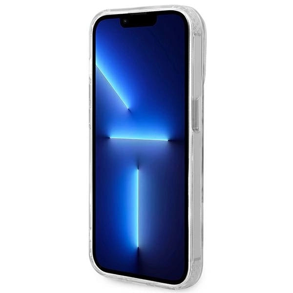 Guess GUHMP14XHTRMS iPhone 14 Pro Max 6.7" silver/silver hard case Metal Outline Magsafe_4