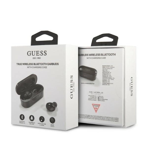 Guess GUTWST31EK TWS Bluetooth headphones + docking station - black_4