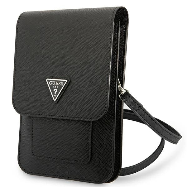 Guess Handbag GUWBSATMBK black / black Saffiano Triangle_0