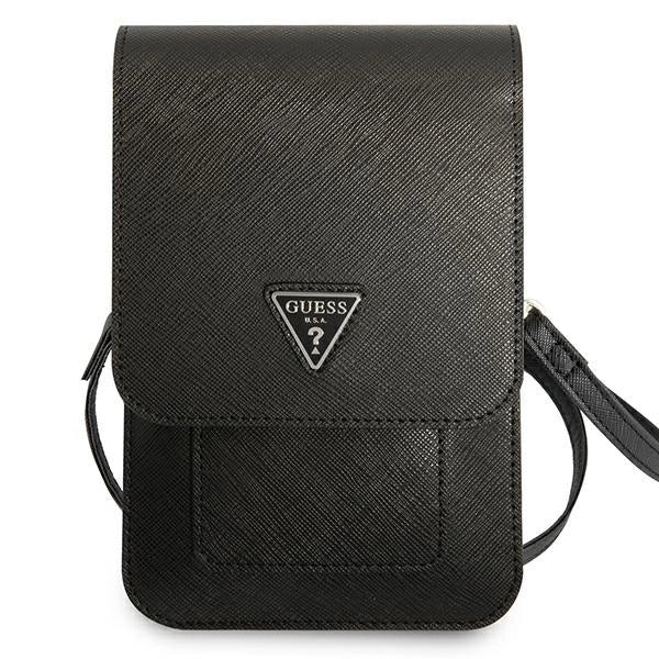 Guess Handbag GUWBSATMBK black / black Saffiano Triangle_1