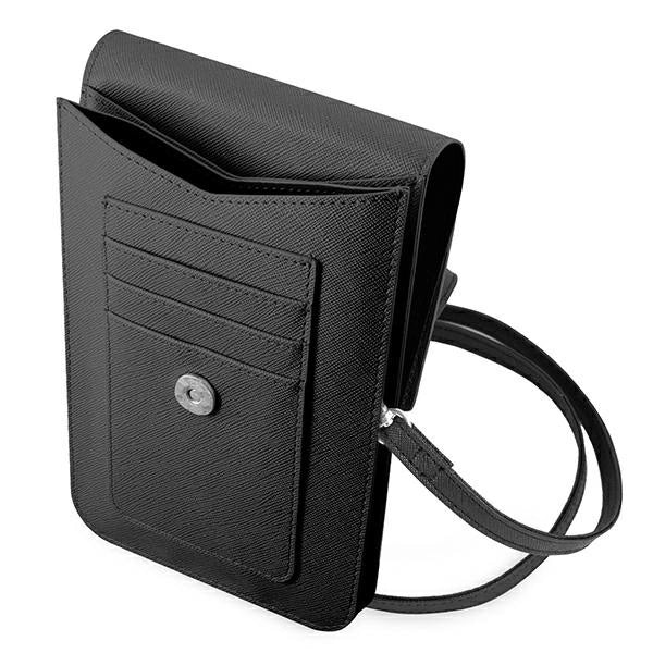 Guess Handbag GUWBSATMBK black / black Saffiano Triangle_3