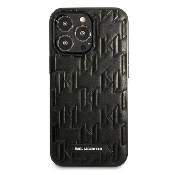 Karl Lagerfeld KLHCP13LMNMP1K iPhone 13 Pro / 13 6.1 "hardcase black / black Monogram Plaque_2