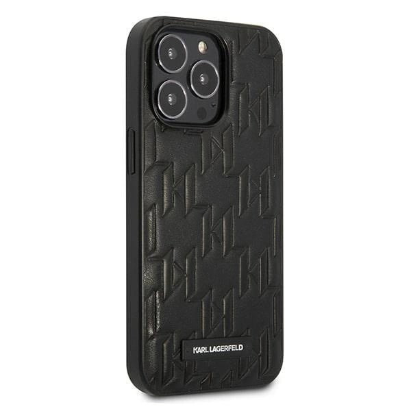 Karl Lagerfeld KLHCP13LMNMP1K iPhone 13 Pro / 13 6.1 "hardcase black / black Monogram Plaque_3