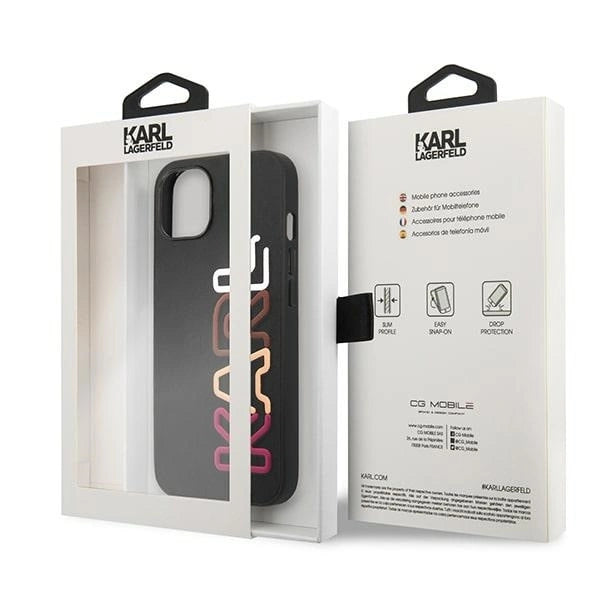 Karl Lagerfeld KLHCP13MPCOBK iPhone 13 6,1" czarny/black hardcase Multipink Brand_7