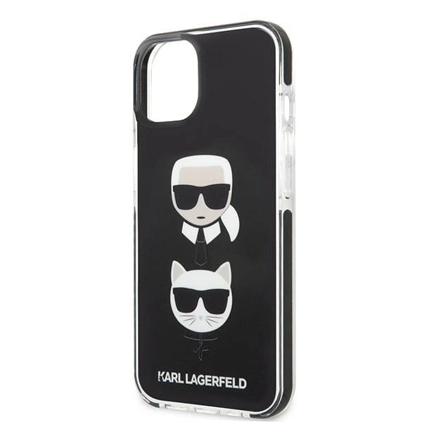 Karl Lagerfeld KLHCP13MTPE2TK iPhone 13 6,1" hardcase czarny/black Karl&Choupette Head_5