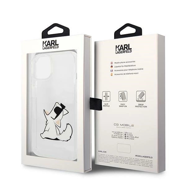 Karl Lagerfeld KLHCP14MCFNRC iPhone 14 Plus 6.7 "hardcase clear / transparent Choupette Fun_7