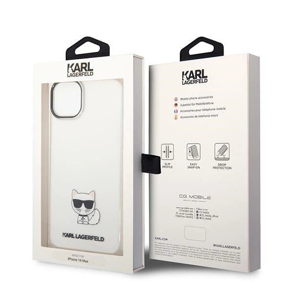 Karl Lagerfeld KLHCP14MCTTR iPhone 14 Plus 6.7 "hardcase clear / transparent Choupette Body_7