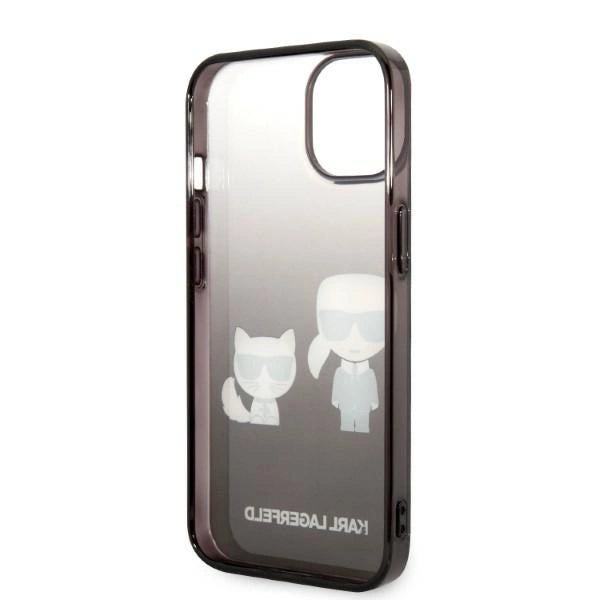 Karl Lagerfeld KLHCP14MTGKCK iPhone 14 Plus 6,7 "hardcase black / black Gradient Ikonik Karl & Choupette_6