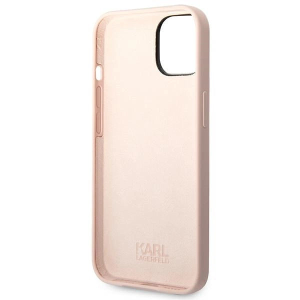 Karl Lagerfeld KLHCP14SSLCTPI iPhone 14 6.1 "hardcase light pink / light pink Silicone Choupette Body_6