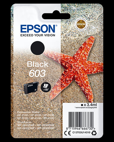 Epson C13T03U14010 cartucho de tinta 1 pieza(s) Original Rendimiento estándar Negro_0