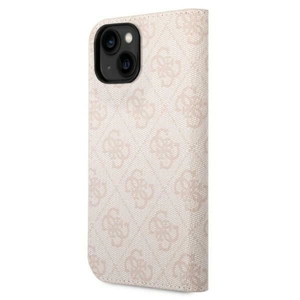 Guess GUBKP14MHG4SHP iPhone 14 Plus 6.7 "pink / pink book 4G Vintage Gold Logo_1