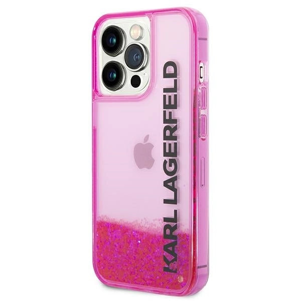 Karl Lagerfeld KLHCP14XLCKVF iPhone 14 Pro Max 6.7 "pink / pink hardcase Liquid Glitter Elong_1