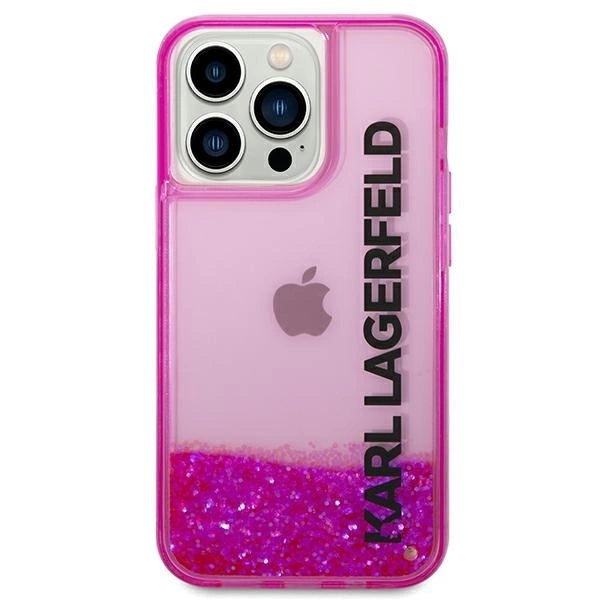 Karl Lagerfeld KLHCP14XLCKVF iPhone 14 Pro Max 6.7 "pink / pink hardcase Liquid Glitter Elong_2