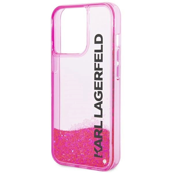 Karl Lagerfeld KLHCP14XLCKVF iPhone 14 Pro Max 6.7 "pink / pink hardcase Liquid Glitter Elong_5