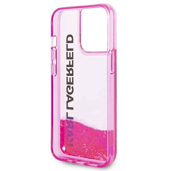 Karl Lagerfeld KLHCP14XLCKVF iPhone 14 Pro Max 6.7 "pink / pink hardcase Liquid Glitter Elong_6