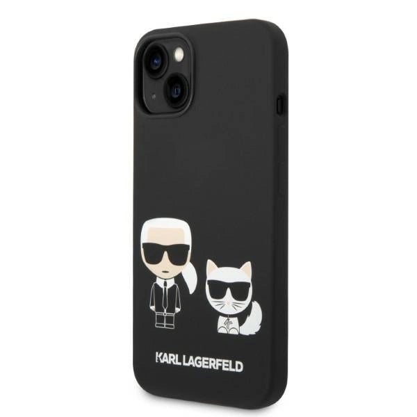 Karl Lagerfeld KLHMP14MSSKCK iPhone 14 Plus 6.7 "hardcase black / black Liquid Silicone Karl & Choupette Magsafe_1