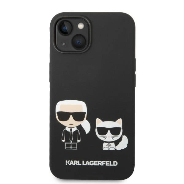 Karl Lagerfeld KLHMP14MSSKCK iPhone 14 Plus 6.7 "hardcase black / black Liquid Silicone Karl & Choupette Magsafe_2
