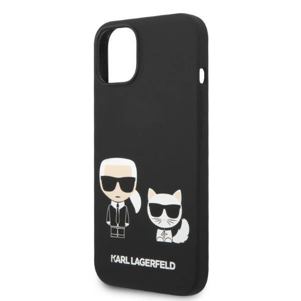 Karl Lagerfeld KLHMP14MSSKCK iPhone 14 Plus 6.7 "hardcase black / black Liquid Silicone Karl & Choupette Magsafe_5