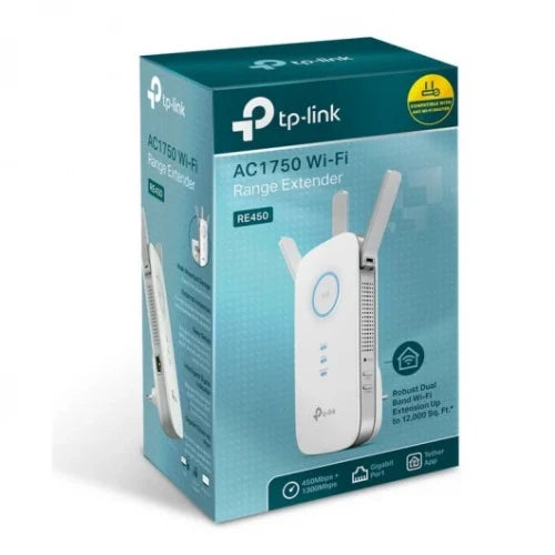TP-Link RE450 ampliador de red Transmisor de red Blanco 10, 100, 1000 Mbit/s_1
