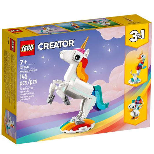 31140 Creator 3-in-1 Magisches Einhorn, Konstruktionsspielzeug_0