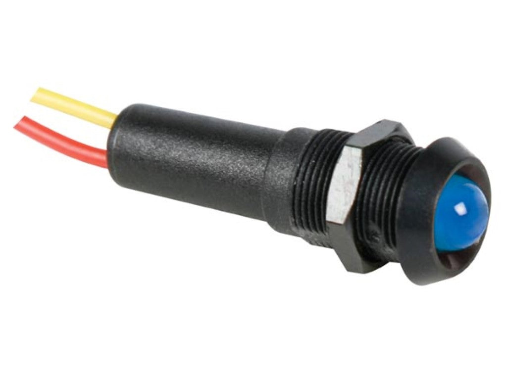 LÂMPADA LED 12V AZUL - CAIXA PRETA_0