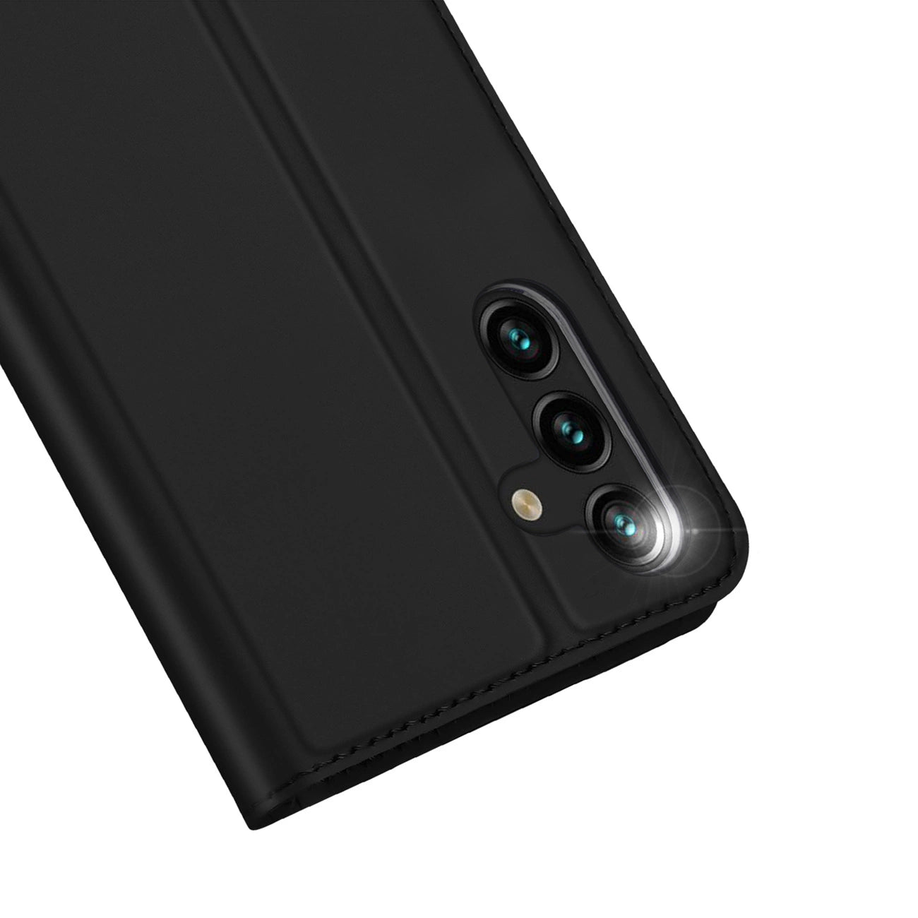 Dux Ducis Skin Pro Case for Samsung Galaxy A14 4G / 5G Cover with Flip Card Wallet Stand Black_2