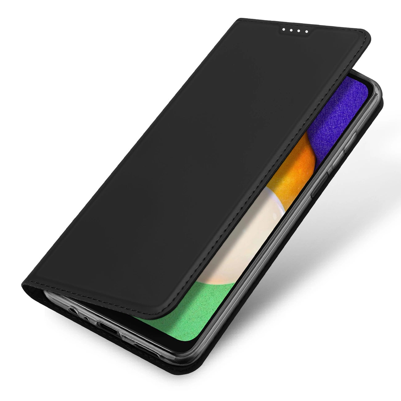 Dux Ducis Skin Pro Case for Samsung Galaxy A14 4G / 5G Cover with Flip Card Wallet Stand Black_3