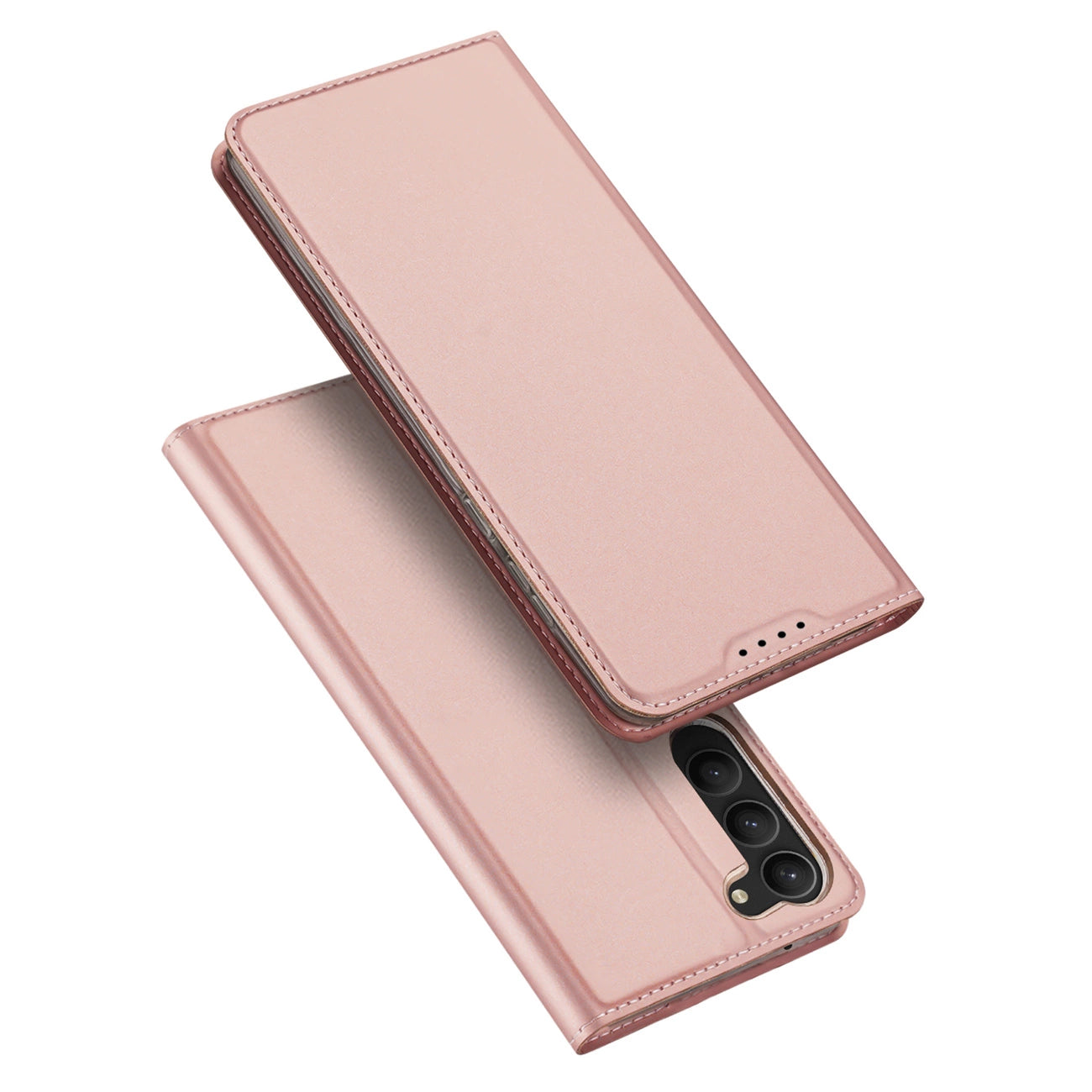 Dux Ducis Skin Pro case for Samsung Galaxy S23+ flip cover card wallet stand pink_0