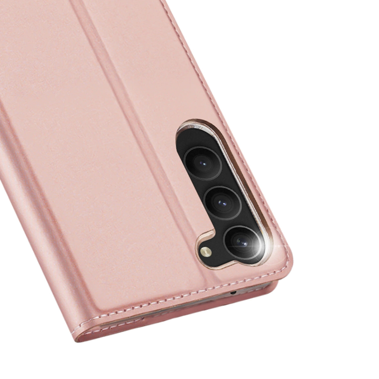 Dux Ducis Skin Pro case for Samsung Galaxy S23+ flip cover card wallet stand pink_2